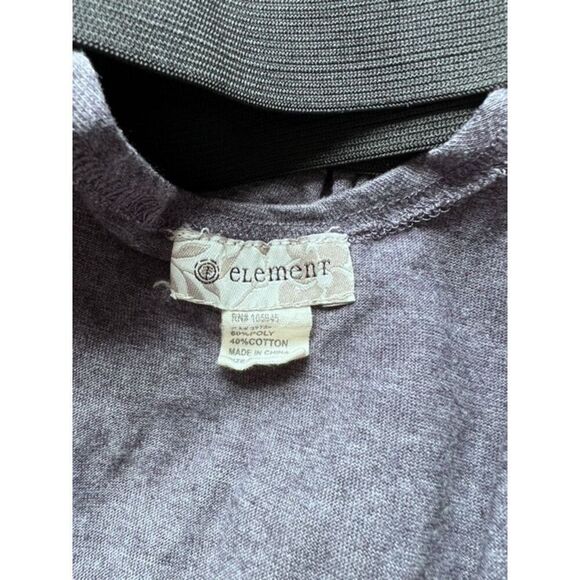Element Purple Dress Size Small Short Sleeve Open Back Casual Boho Stretchy - Picture 11 of 11
